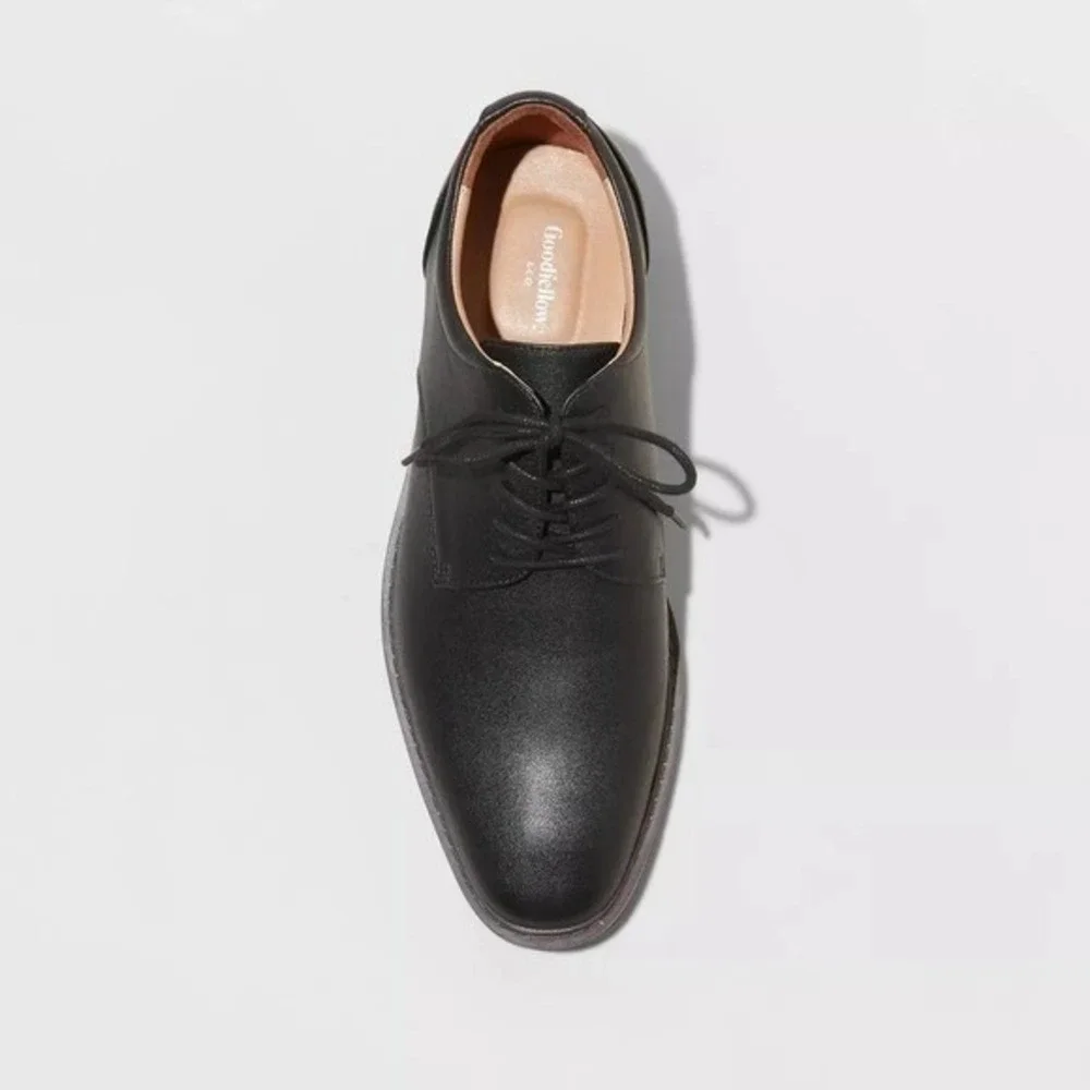 Men's Leo Dress Shoes by Goodfellow & Co Black Size 9 New With Tags